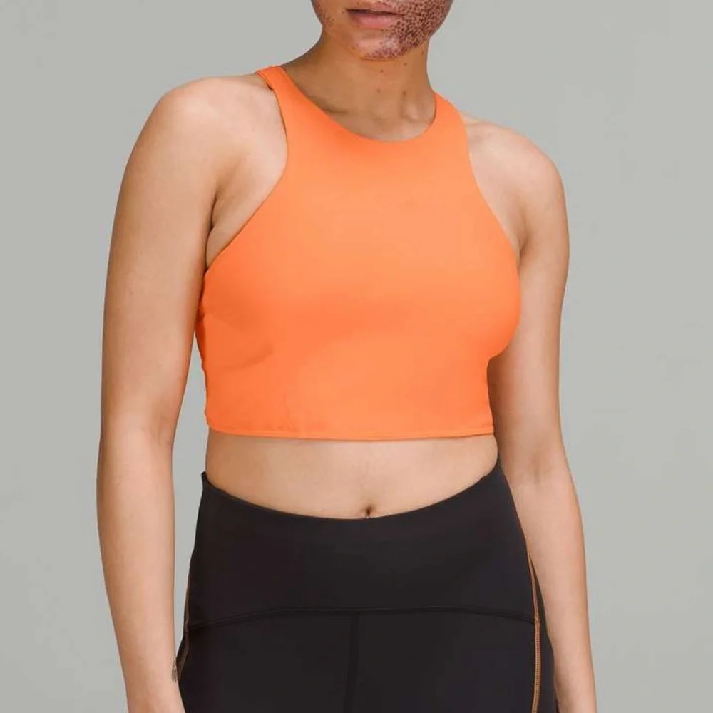Lululemon Athletica Vibrant Orange Sports Bra